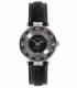 BLACK LEATHER WOMAN'S WATCH - NEWPORT, MICHEL HERBELIN - 12868-0-24