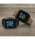 SMARTWATCH TEMPE II - BLACK STEEL, RECTANGULAR CASE - NOWLEY - 21-2036-0-4