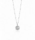 925 sterling silver necklace - bell with zircons - MEDITERRANEO - CM10AC03