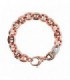 PULSERA CHAPADO ORO ROSA CON CIRCONITAS - BRONZALLURE - WSBZ01530.W