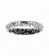 ANILLO PLATA CON ESPINELA NEGRA - ALBERT M. - WSOX00063.BS